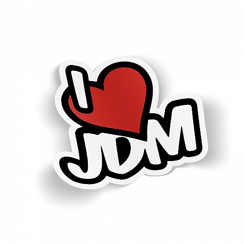 Стикер I Love JDM