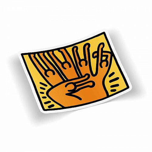 Стикер Keith Haring - Pop Shop #3