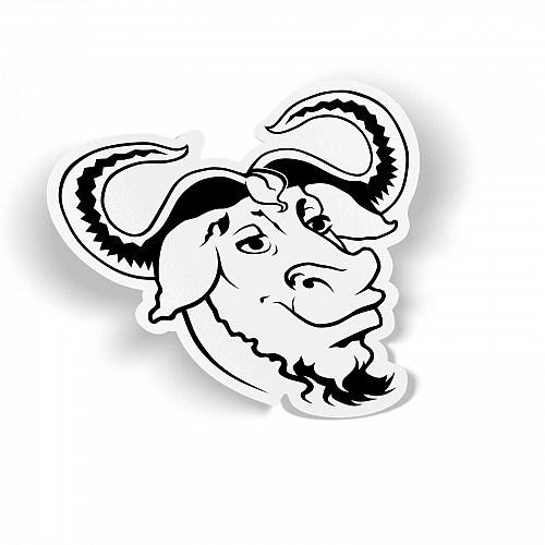 Стикер GNU foundation
