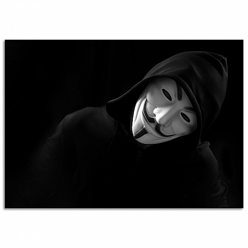 Постер Anonymous in Black (большой)