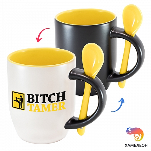 Кружка хамелеон Bitch Tamer