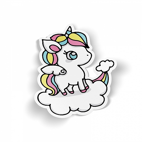 Стикер Unicorn on sky
