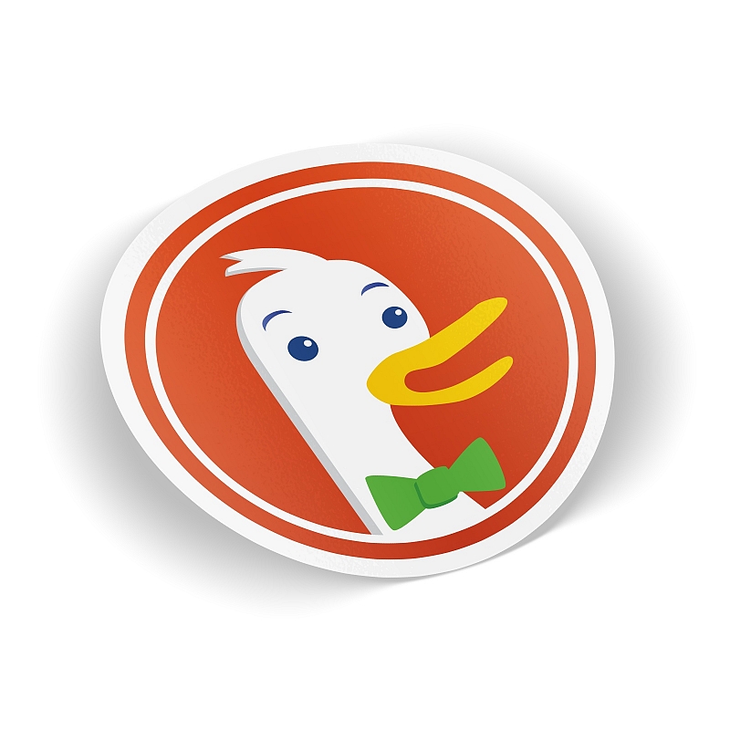 Стикер DuckDuckGo - # 1 Стикер DuckDuckGo #1