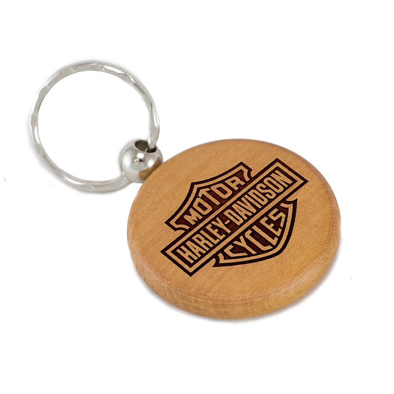 Брелок Harley Davidson из дерева - # 1 Брелок Harley Davidson из дерева #1