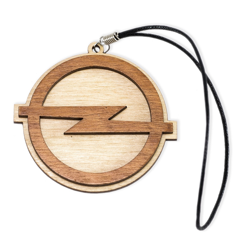 Брелок из дерева Opel - # 1 Брелок из дерева Opel #1