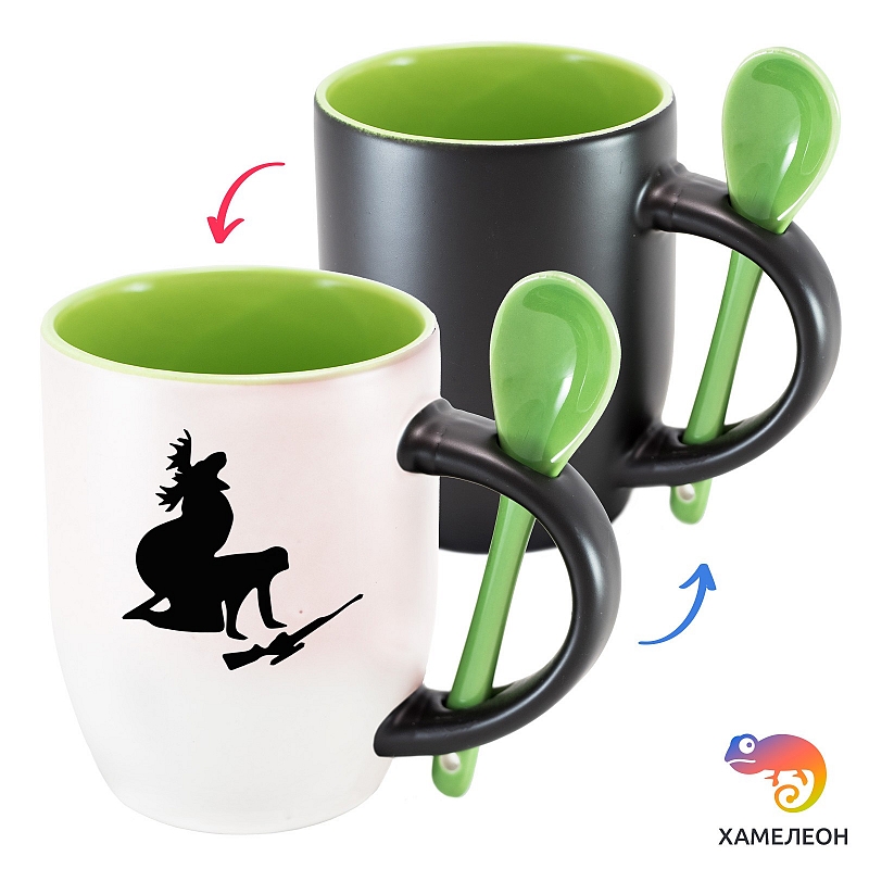 Кружка хамелеон «Неудачная охота» - # 4 Кружка хамелеон «Неудачная охота» #4