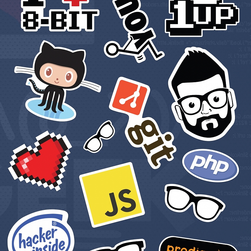 Стикерпак Набор гика #1 - # 2 Стикерпак Набор гика #1 #2