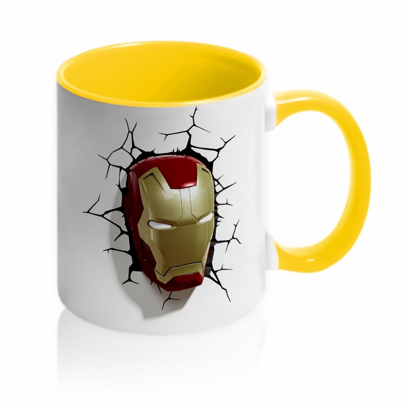 Кружка 3D Железным Человеком - # 3 Кружка 3D Железным Человеком #3