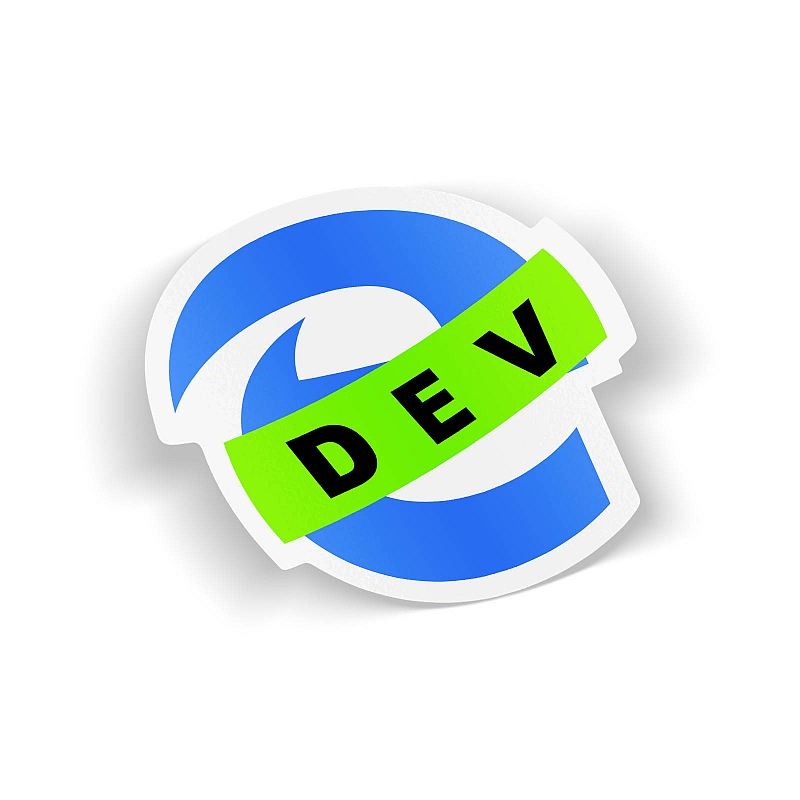 Стикер Edge dev - # 1 Стикер Edge dev #1
