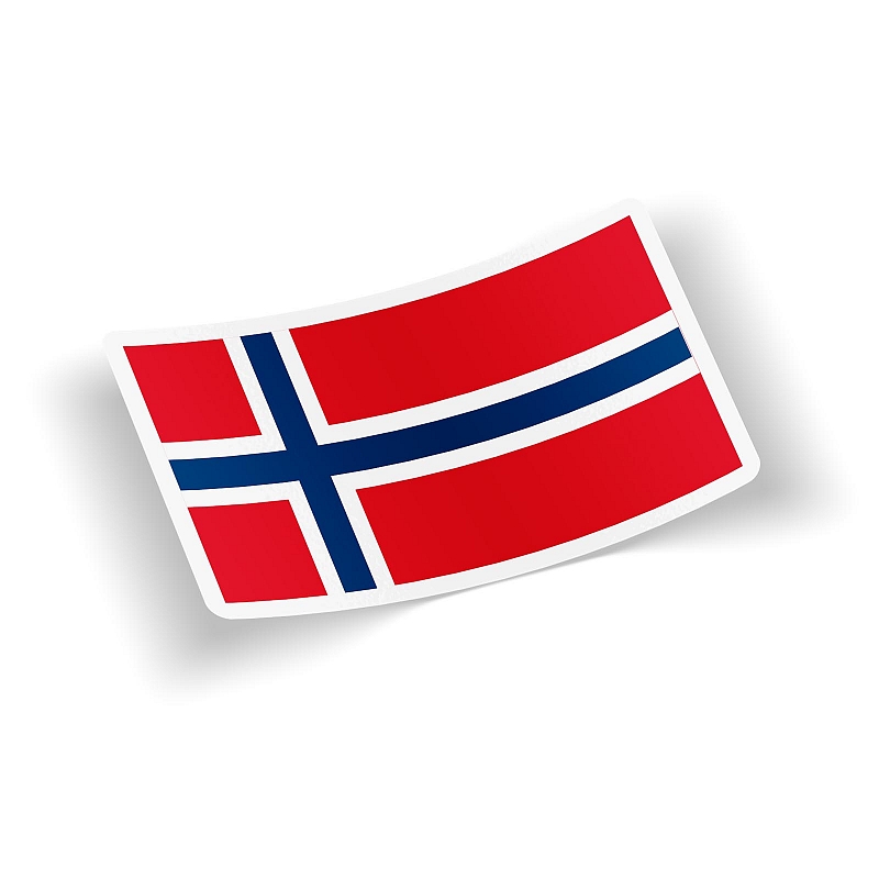 Стикер Флаг Норвегии #1