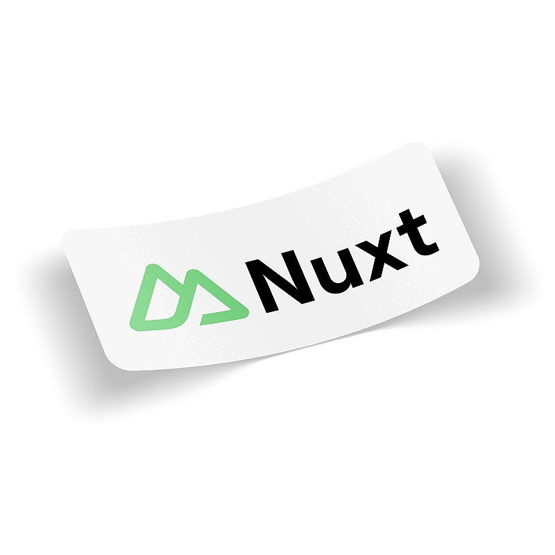 Стикер Nuxt - # 1 Стикер Nuxt #1