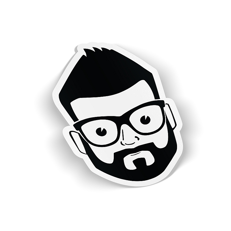 Стикер Geek Man - # 1 Стикер Geek Man #1