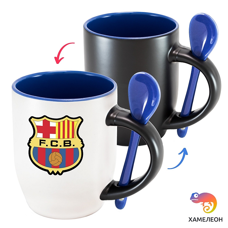 Кружка хамелеон Barcelona (ФК) - # 3 Кружка хамелеон Barcelona (ФК) #3