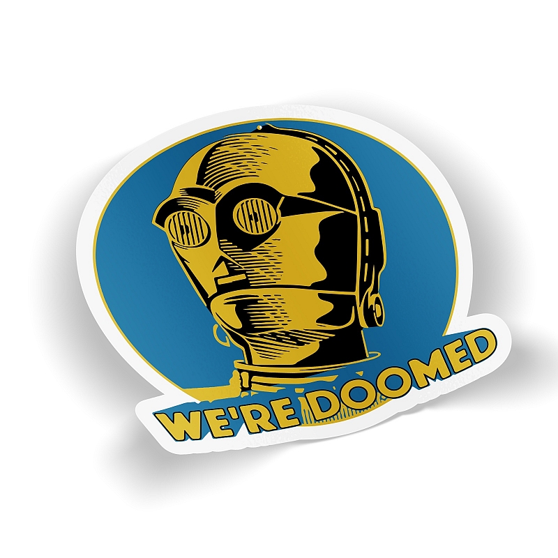 Стикер Star Wars - We Are Doomed #1