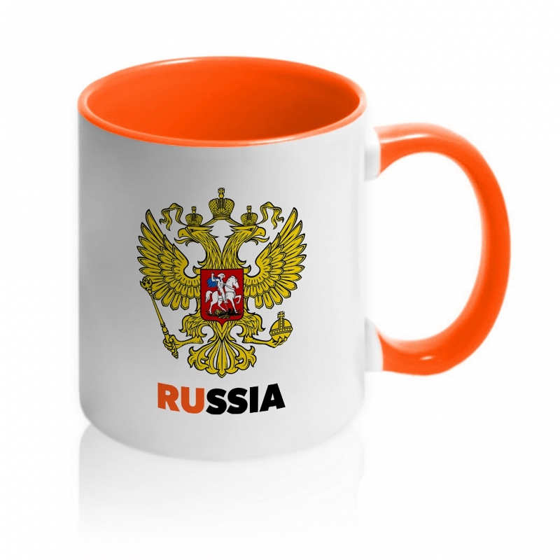 Кружка герб России #1
