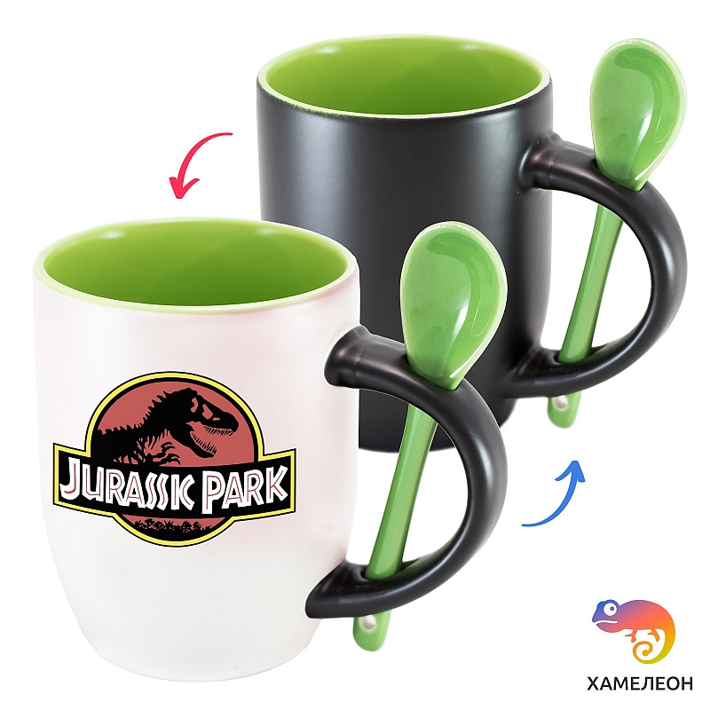 Кружка хамелеон Jurassic Park - # 2 Кружка хамелеон Jurassic Park #2
