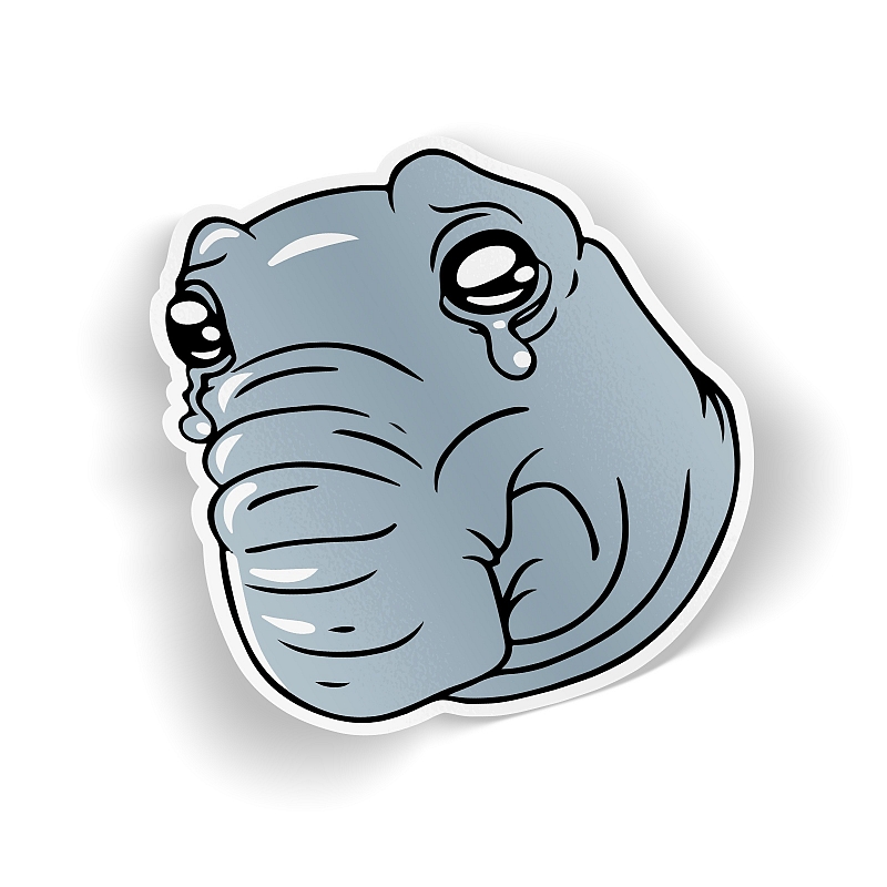 Стикер «Ждун плачет» - # 1 Стикер «Ждун плачет» #1