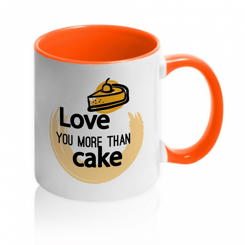 Кружка Love you more than Cake - # 2 Кружка Love you more than Cake #2