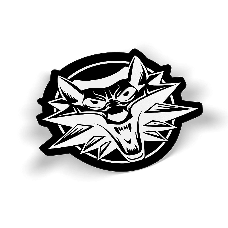 Стикер Ведьмак - # 1 Стикер Ведьмак #1