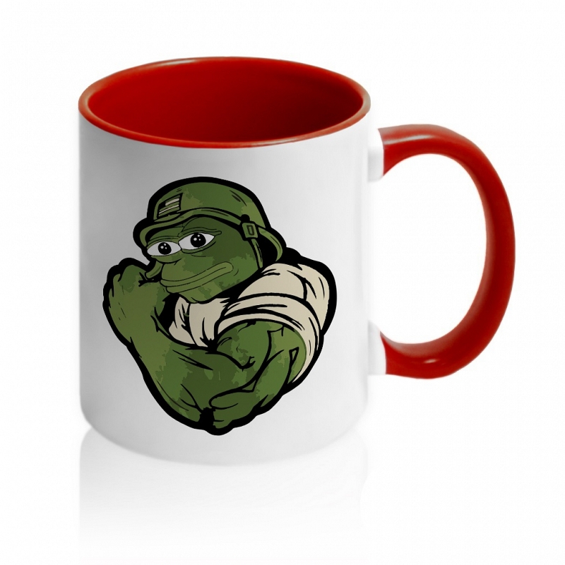 Кружка Pepe Soldier - # 3 Кружка Pepe Soldier #3