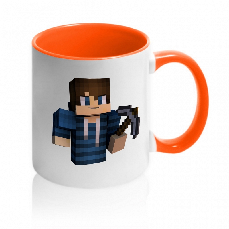 Кружка Minecraft blue boy - # 5 Кружка Minecraft blue boy #5