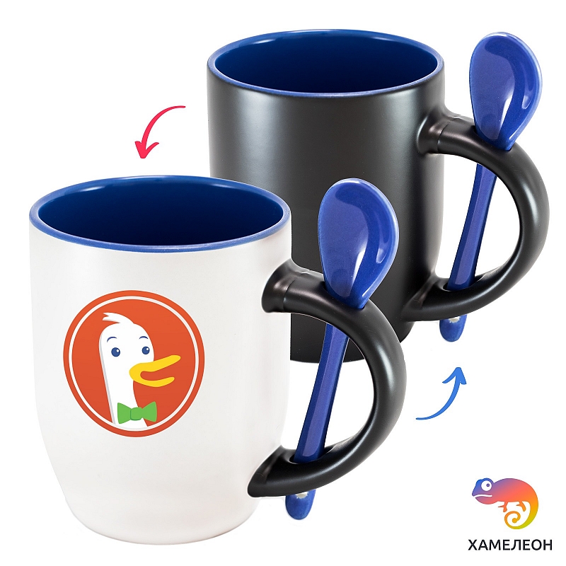 Кружка хамелеон Duck Duck Go - # 3 Кружка хамелеон Duck Duck Go #3