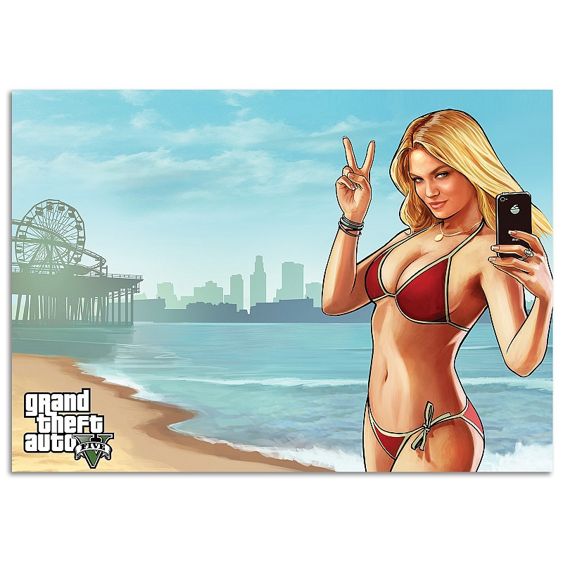 Постер Grand Theft Auto 5 #1
