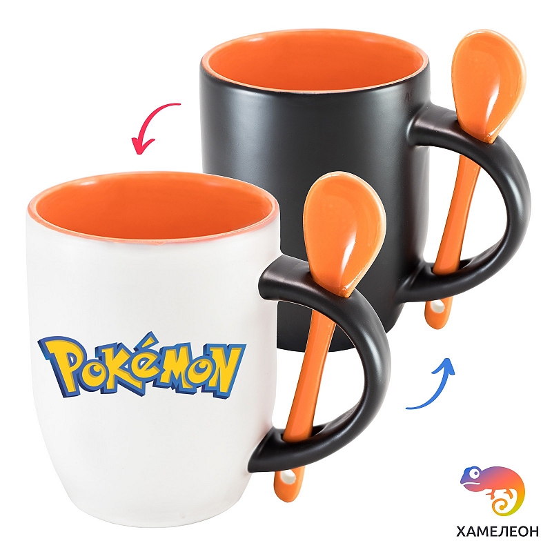 Кружка хамелеон Pokemon - # 4 Кружка хамелеон Pokemon #4