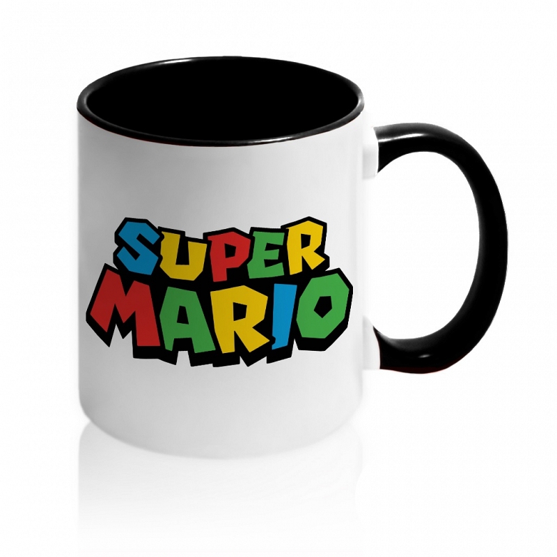 Кружка Надпись Super Mario #4