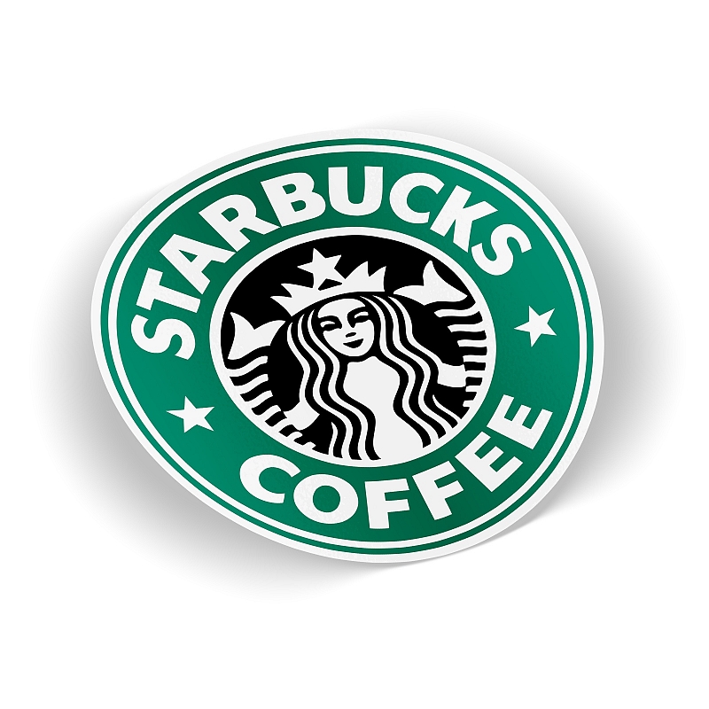Стикер Starbucks Coffee - # 1 Стикер Starbucks Coffee #1