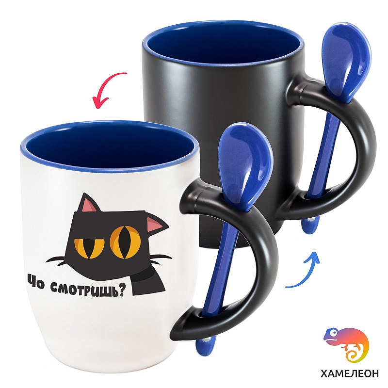 Кружка хамелеон «Че пялишся?» - # 3 Кружка хамелеон «Че пялишся?» #3