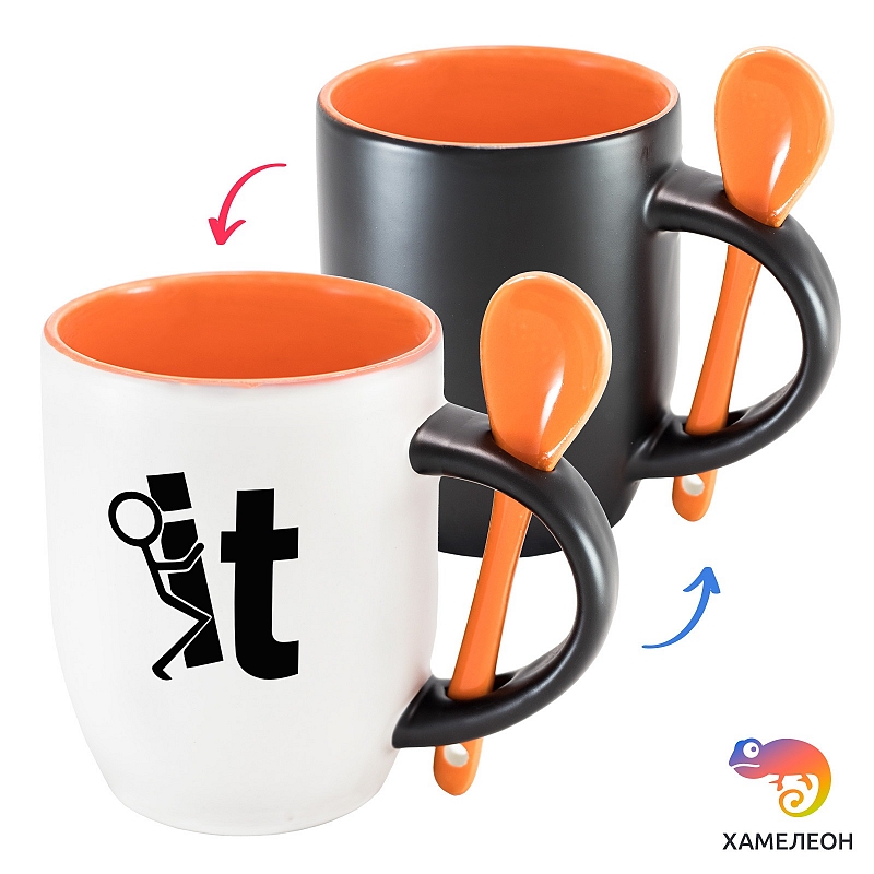 Кружка хамелеон Fuck IT - # 2 Кружка хамелеон Fuck IT #2