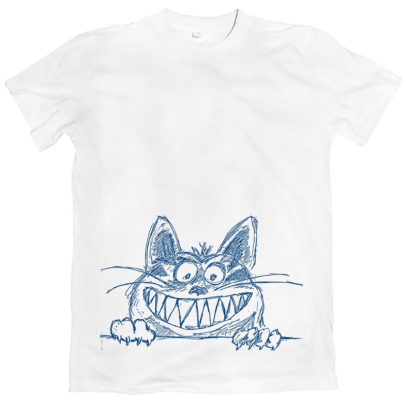 Футболка хитрый котэ - # 1 Футболка хитрый котэ #1