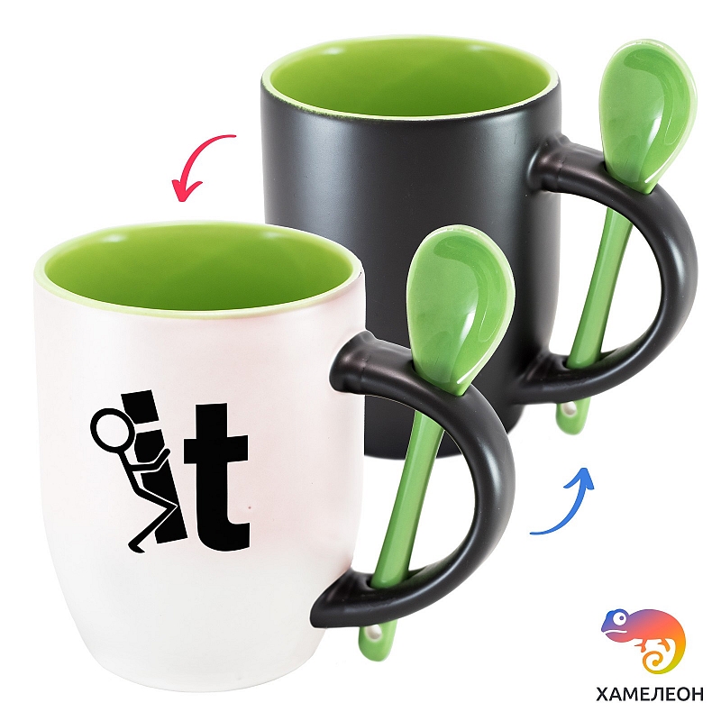 Кружка хамелеон Fuck IT - # 4 Кружка хамелеон Fuck IT #4