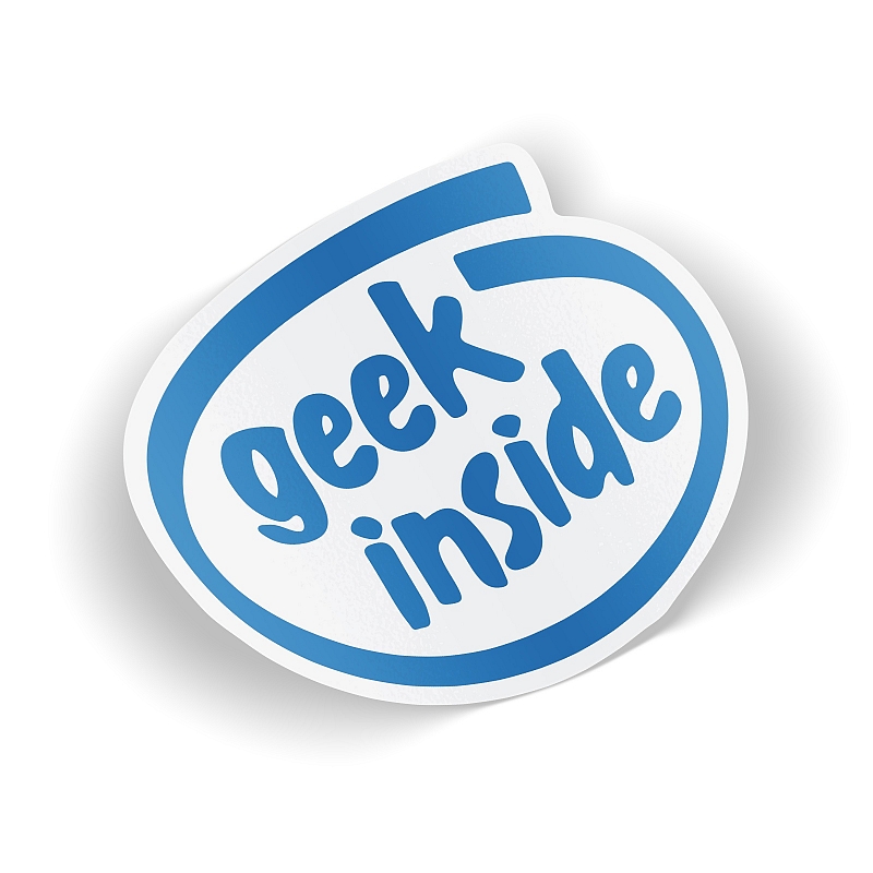 Стикер Geek Inside #1