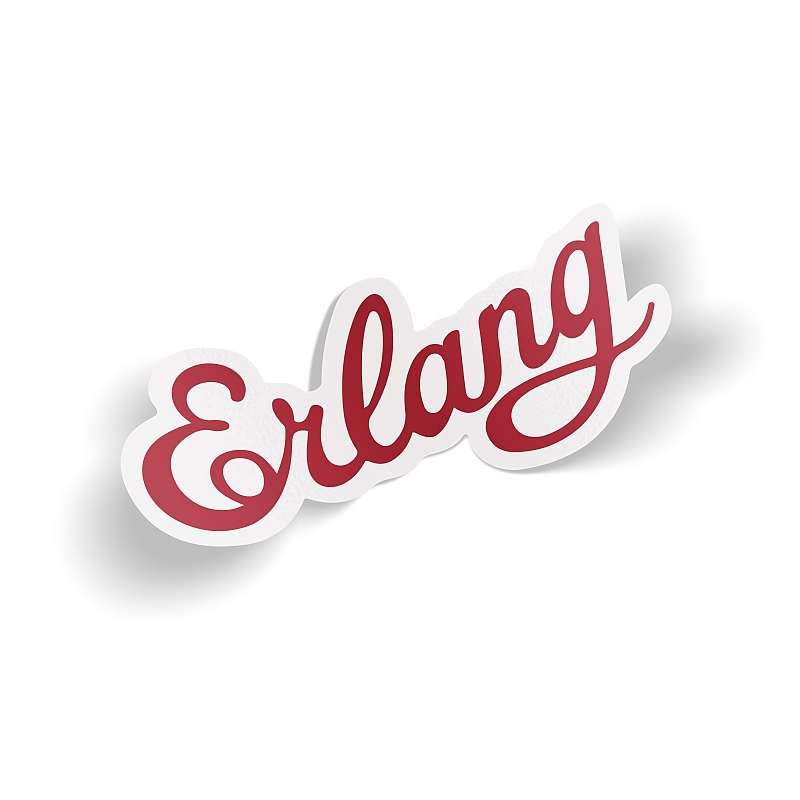 Стикер Erlang - # 1 Стикер Erlang #1
