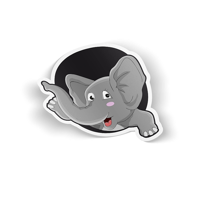 Стикер Слоненок - # 1 Стикер Слоненок #1