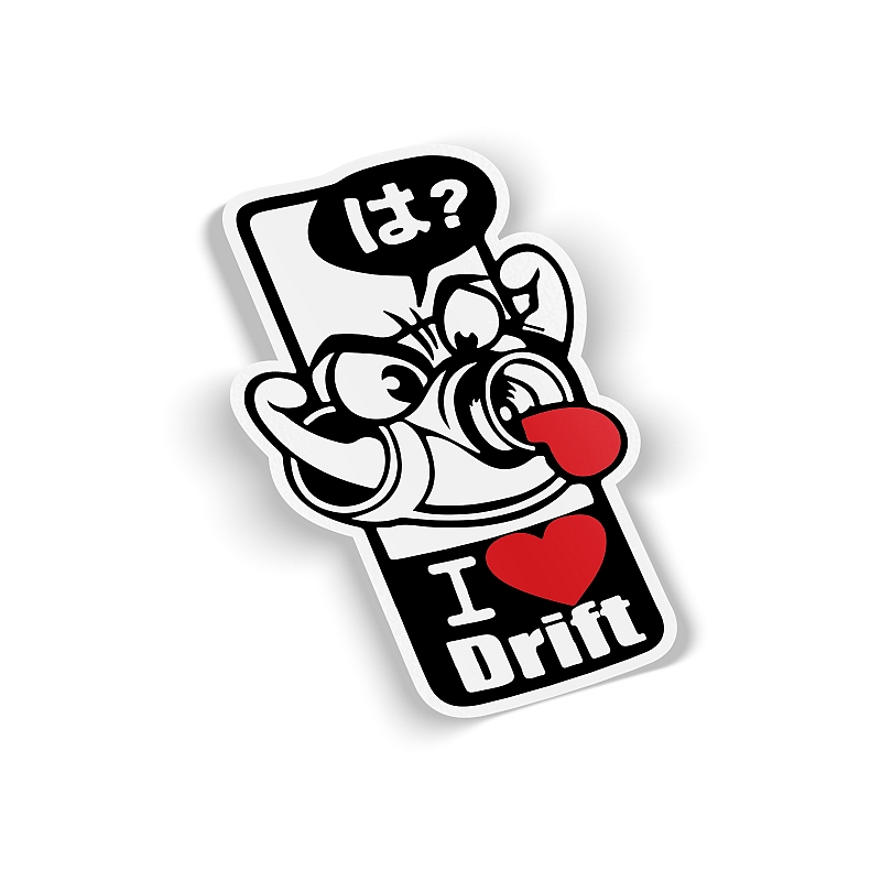 Стикер JDM - I Love Drift - # 1 Стикер JDM - I Love Drift #1