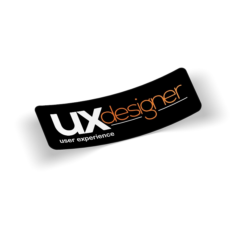 Стикер UX Designer (black) #1