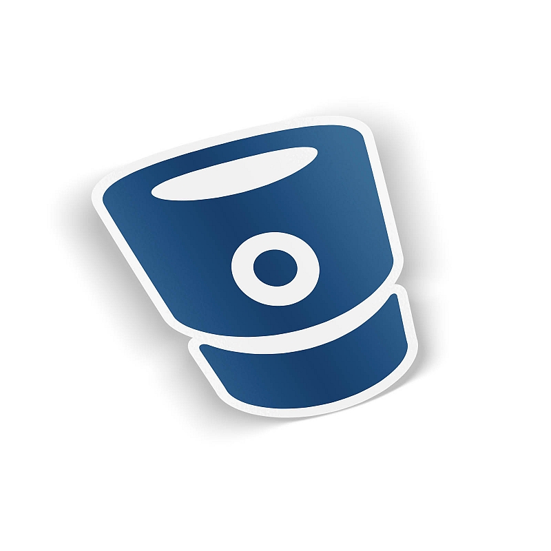 Стикер Bitbucket icon - # 1 Стикер Bitbucket icon #1