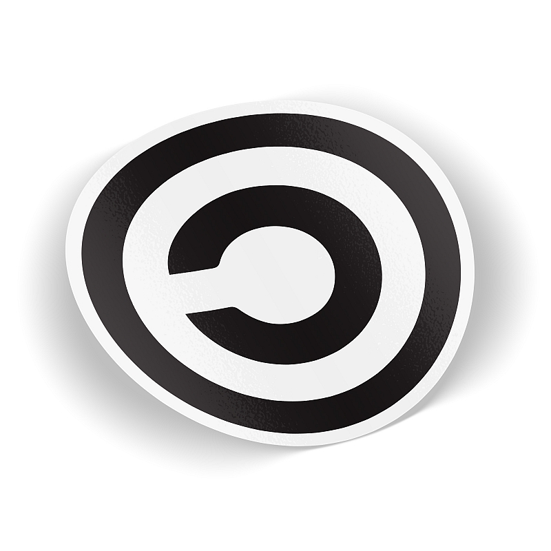 Стикер Copyleft - # 1 Стикер Copyleft #1