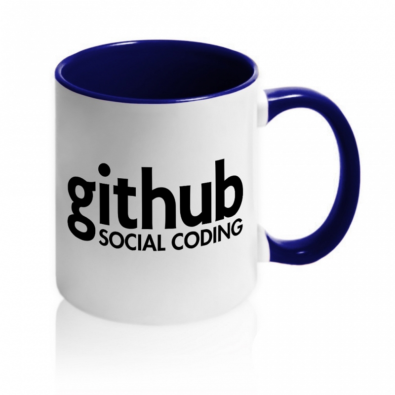 Кружка Github Social Coding - # 5 Кружка Github Social Coding #5
