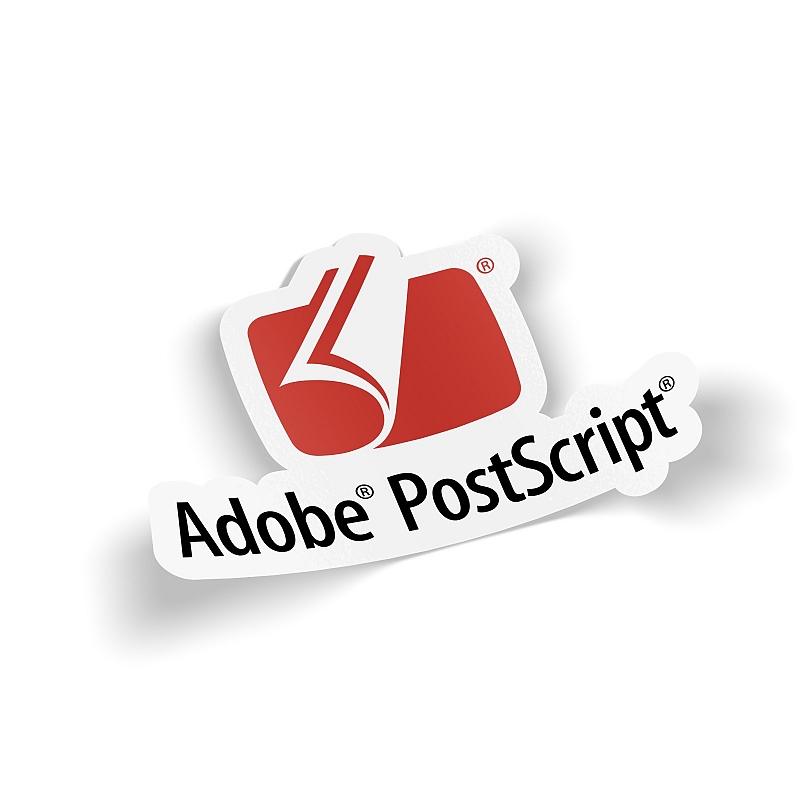 Стикер Adobe PostScript #1