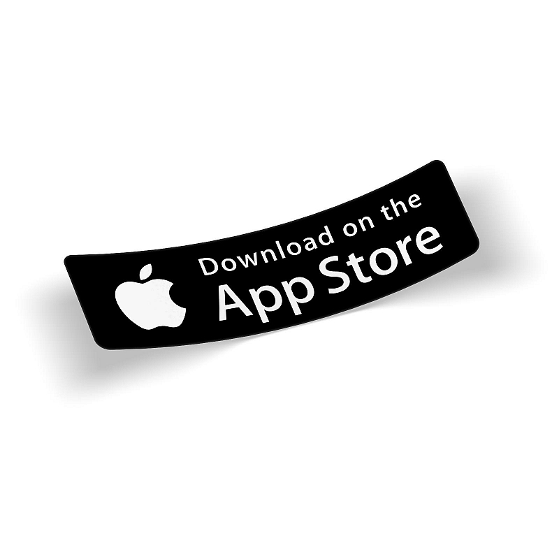 Стикер Download on the App Store - # 1 Стикер Download on the App Store #1
