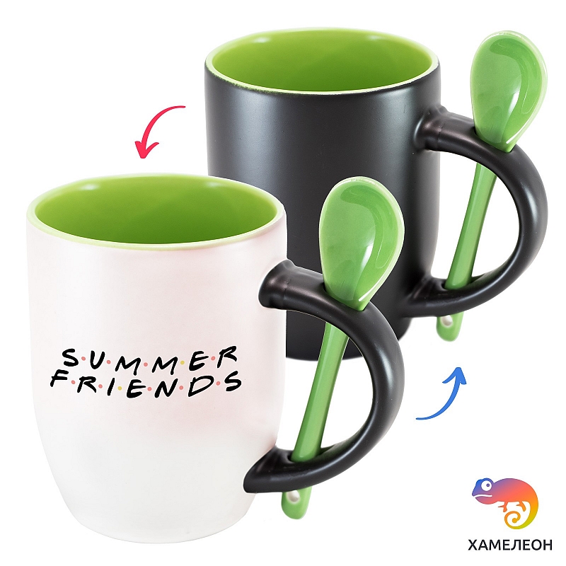 Кружка хамелеон Summer Friends - # 4 Кружка хамелеон Summer Friends #4