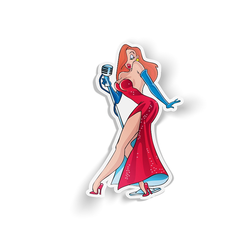 Стикер Джессика Рэббит - # 1 Стикер Джессика Рэббит #1