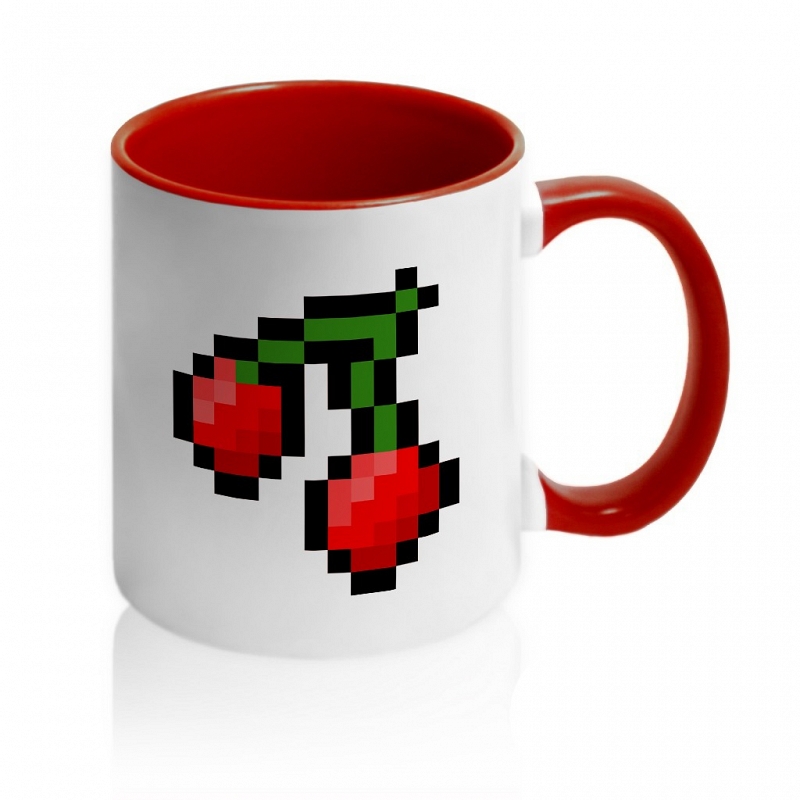 Кружка Пакман вишенка - # 2 Кружка Пакман вишенка #2