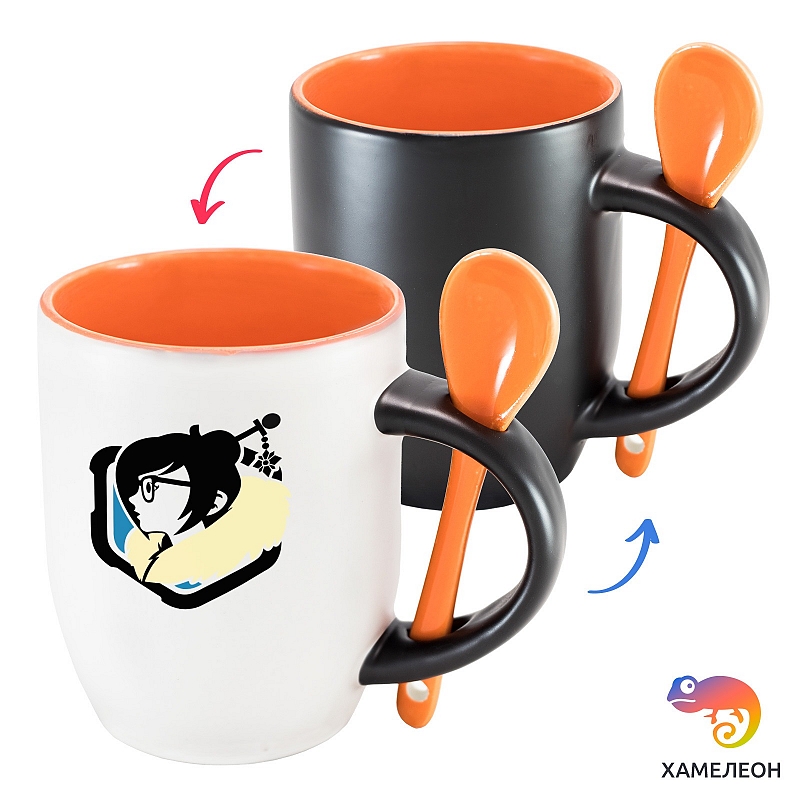 Кружка хамелеон Overwatch: Mei - # 4 Кружка хамелеон Overwatch: Mei #4