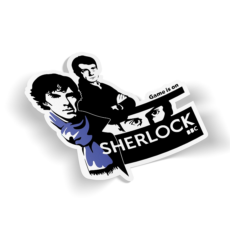 Стикер Sherlock - Game is on - # 1 Стикер Sherlock - Game is on #1
