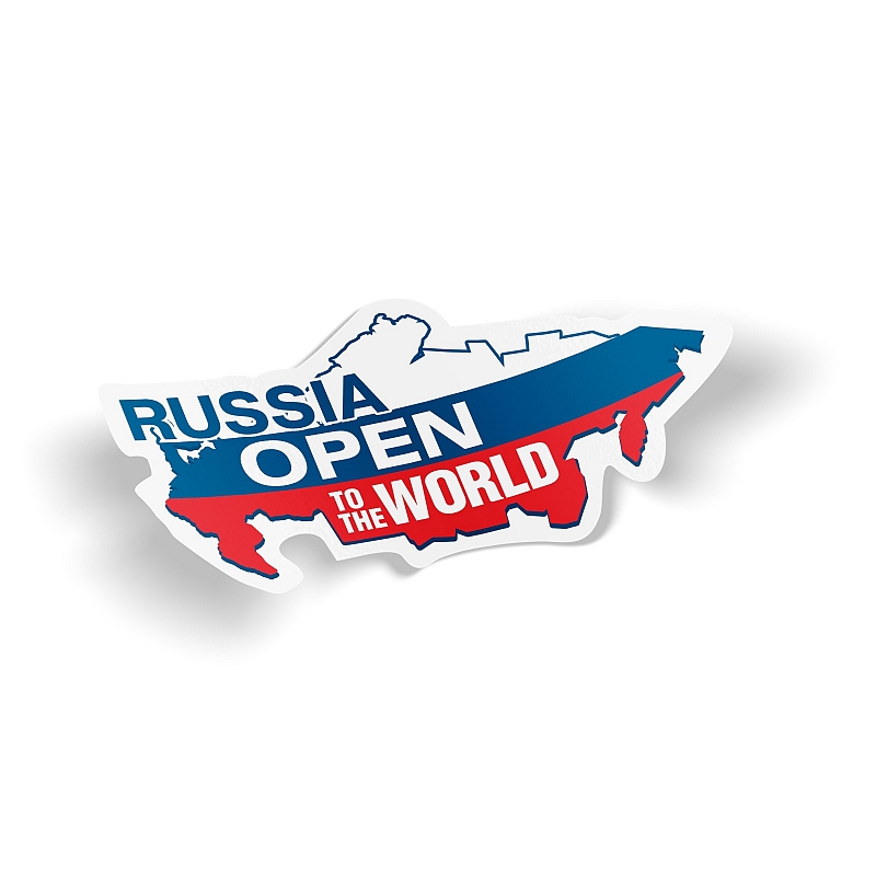 Стикер Russia Open to the World #1